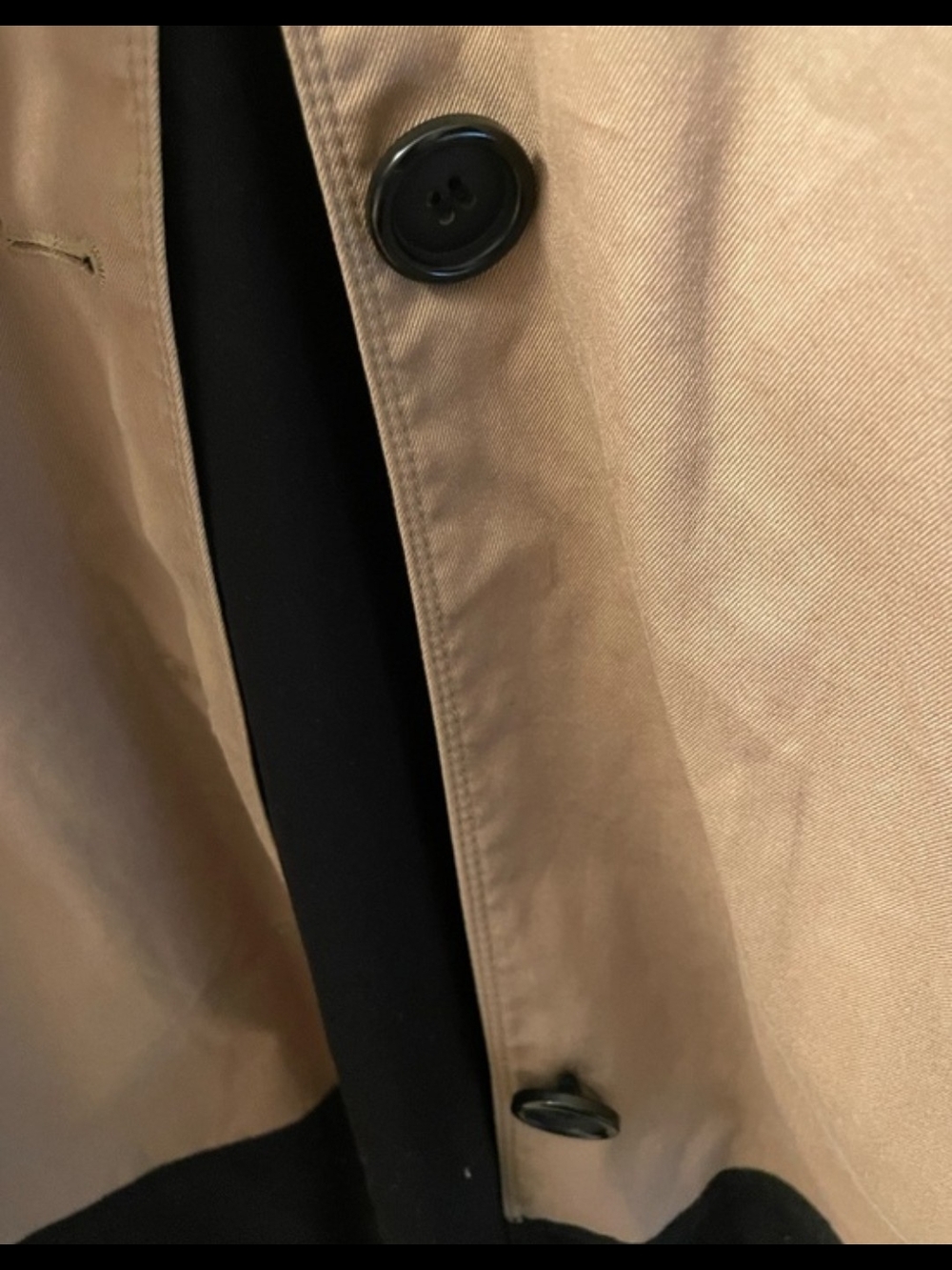 Vintage Club Monaco Black Label Two Tone Trench Jacket - Picture 4 of 7